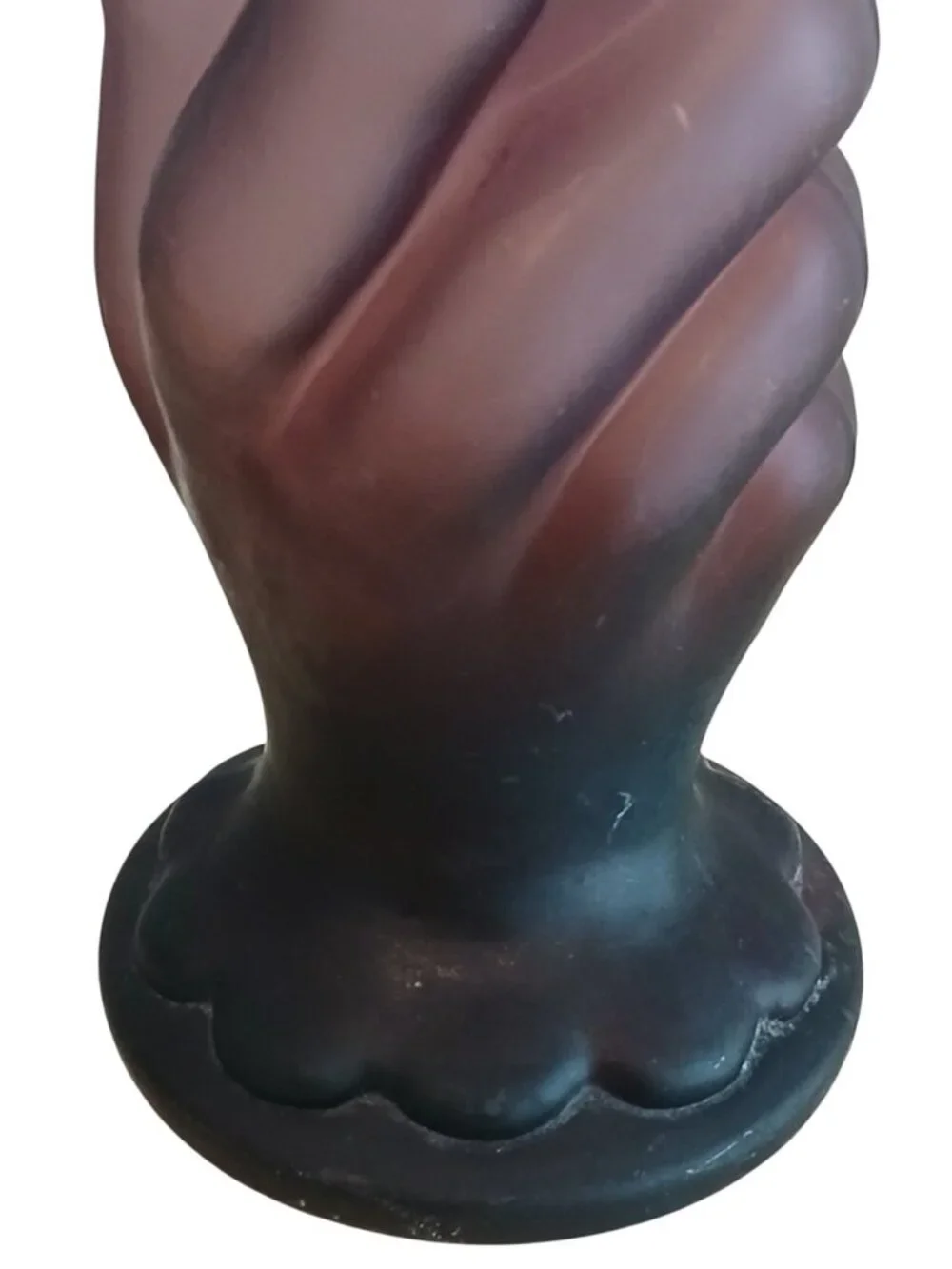 Westmoreland Amethyst Satin Glass Hand Vase Victorian Style 9 in